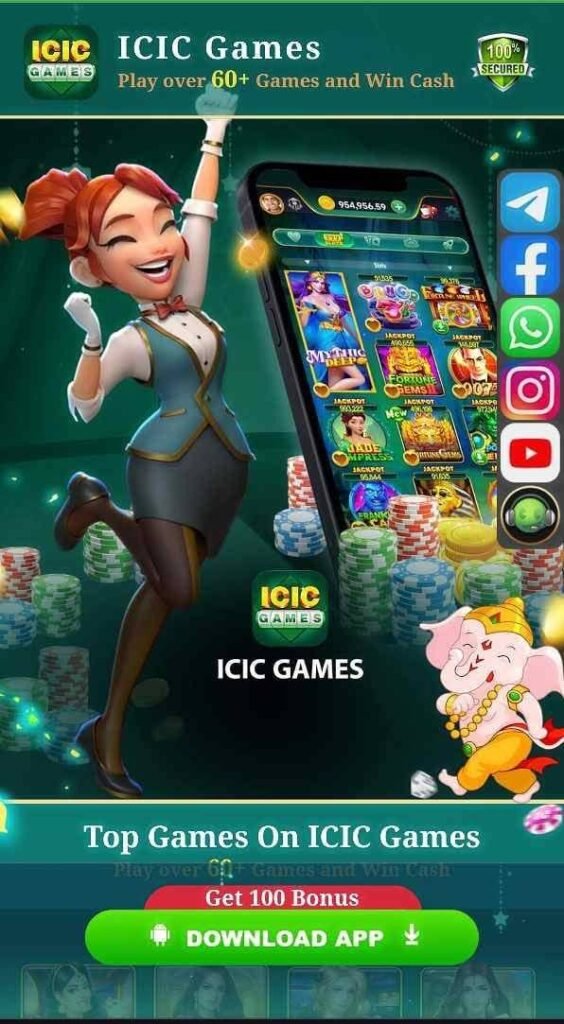 ICIC GAMES APK Download For iPhone & Smart Phone | Bonus ₹50